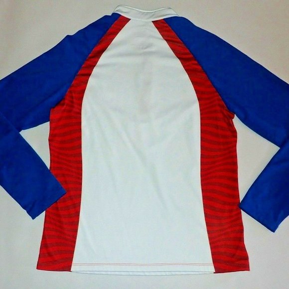 Wonder Woman Running‎ series Shirt Mens M 1/4 zip Long sleeve Running Man b32 - Picture 4 of 4